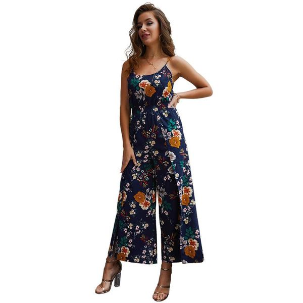 women's pants & capris 2021 women super comfy floral jumpsuit fashion trend sling print loose piece trousers n20d, Black;white
women's pants & capris 2021 women super comfy floral jumpsuit fashion trend sling print loose piece trousers n20d, Black;white