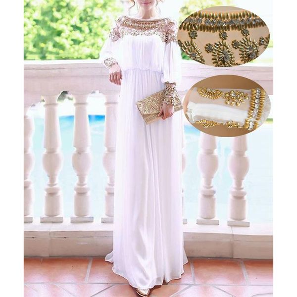 ethnic clothing heavy beaded chiffon muslim abaya dress arabic moroccan 2021 turkish women islamic moslem long sleeve dresses robe, Red
ethnic clothing heavy beaded chiffon muslim abaya dress arabic moroccan 2021 turkish women islamic moslem long sleeve dresses robe, Red