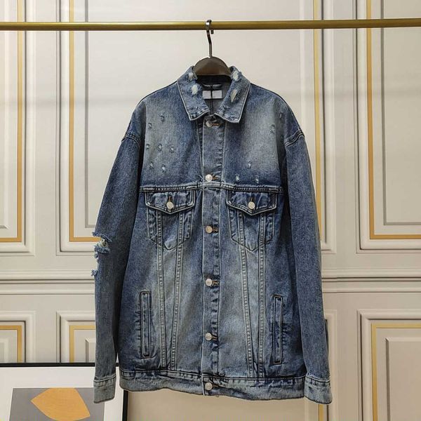 2021 mens and women's jackets cotton distressed worn-out bomber denim jacket high-quality designer pilot, Black;brown
2021 mens and women's jackets cotton distressed worn-out bomber denim jacket high-quality designer pilot, Black;brown