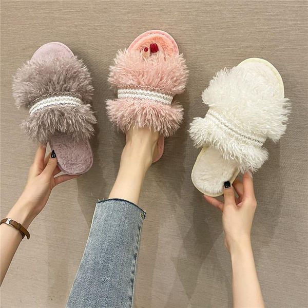 slippers home faux fur 1.5cm heel shoes comfortbal size 36-41 2021 women winter warm for woman, Black
slippers home faux fur 1.5cm heel shoes comfortbal size 36-41 2021 women winter warm for woman, Black