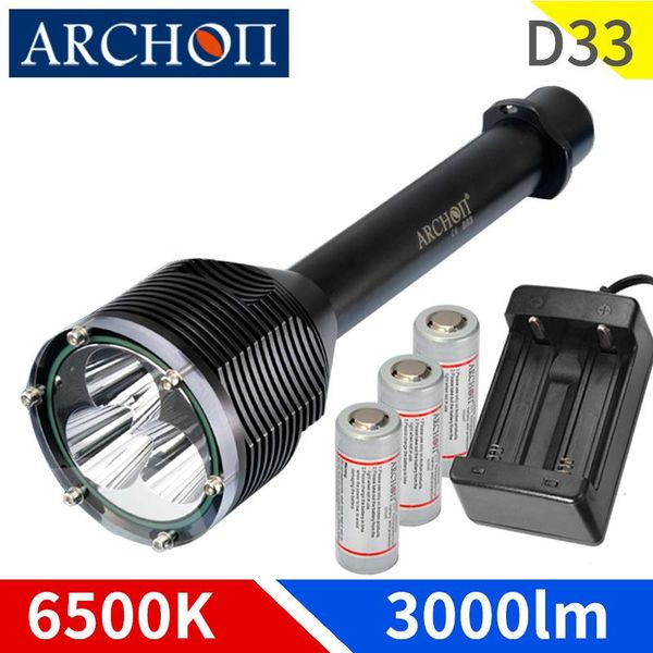 archon d33 6500k diving light 3*xm-l2 u2 max 3000 lumens led dive underwater waterproof 100m diving torch underwater
archon d33 6500k diving light 3*xm-l2 u2 max 3000 lumens led dive underwater waterproof 100m diving torch underwater