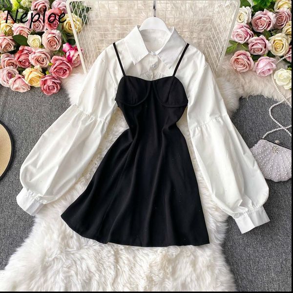 french style elegant suit womenpant strapless camis slim fit a line women dress lantern sleeve short shirts 2 piece, White
french style elegant suit womenpant strapless camis slim fit a line women dress lantern sleeve short shirts 2 piece, White