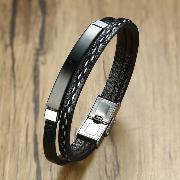 charm bracelets handmade leather bracelet double chain link black color wrap wrist gifts drop, Golden;silver
charm bracelets handmade leather bracelet double chain link black color wrap wrist gifts drop, Golden;silver
