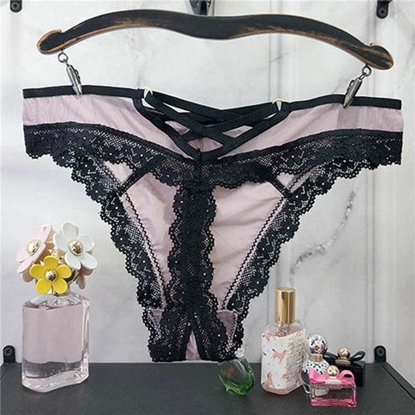 women's panties ladies lace lingerie cross-belt thong bowknot briefs hollow out seamless women g-string for feminal, Black;pink
women's panties ladies lace lingerie cross-belt thong bowknot briefs hollow out seamless women g-string for feminal, Black;pink