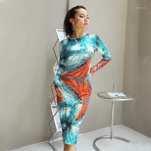 colorful tie-dye full sleeve bodycon midi dresses womens trendy dress ladies basic stretch vestidos de mujer casual, Black;gray
colorful tie-dye full sleeve bodycon midi dresses womens trendy dress ladies basic stretch vestidos de mujer casual, Black;gray