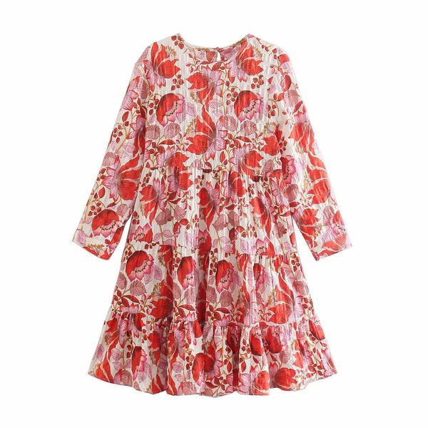 summer women floral printed textured dress o-neck elegant casual fashion vintage chic lady woman short pleated sundress 210709, Black;gray
summer women floral printed textured dress o-neck elegant casual fashion vintage chic lady woman short pleated sundress 210709, Black;gray