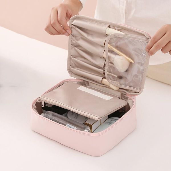 waterproof nylon cosmetic bag make up bag for women letter makeup bags toiletry organizer pink pouch travel purse handbag cases
waterproof nylon cosmetic bag make up bag for women letter makeup bags toiletry organizer pink pouch travel purse handbag cases