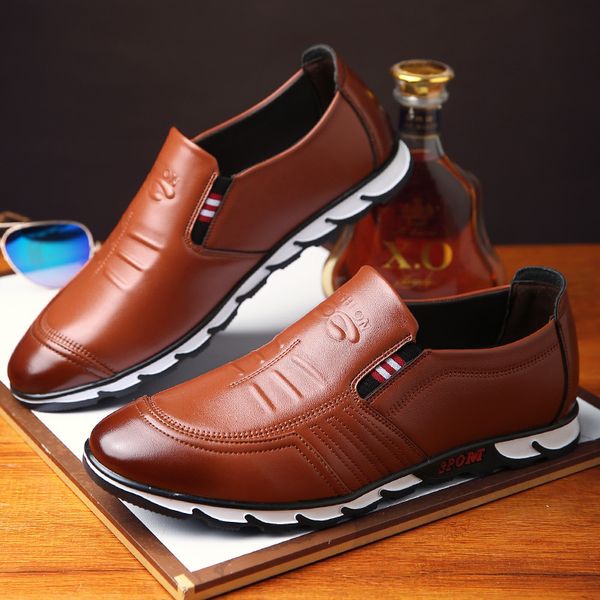 Fashion Leather Shoes Men Casual Shoes New Men Loafers Soft Driving Shoes Mens Flat Moccasins Handmade Chaussure Homme hjm89Dress, Black
Fashion Leather Shoes Men Casual Shoes New Men Loafers Soft Driving Shoes Mens Flat Moccasins Handmade Chaussure Homme hjm89Dress, Black