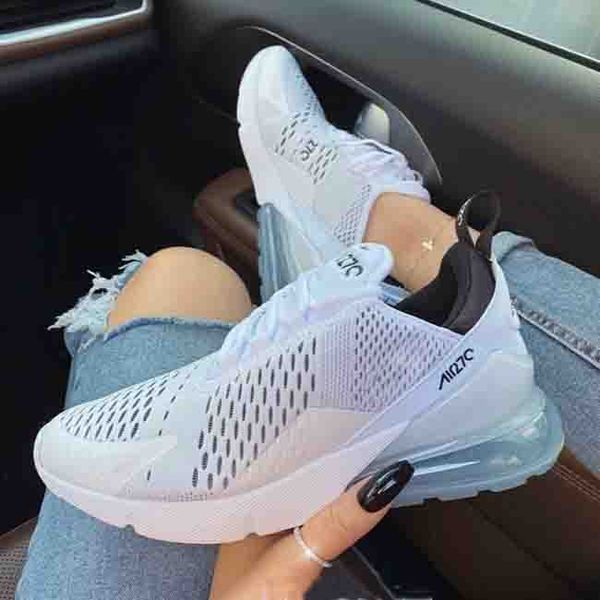 luxury design for women casual shoes outdoor sports 270s lightweight mesh breathable runner jogging sneaker bred triple white olive blue bar, Black
luxury design for women casual shoes outdoor sports 270s lightweight mesh breathable runner jogging sneaker bred triple white olive blue bar, Black