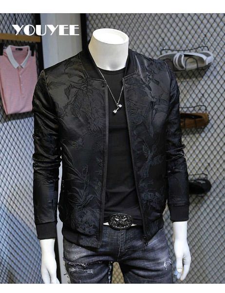 men's jackets 2021 jacket korean version of the trend fashion dark floral retro printed standing collar top, Black;brown
men's jackets 2021 jacket korean version of the trend fashion dark floral retro printed standing collar top, Black;brown