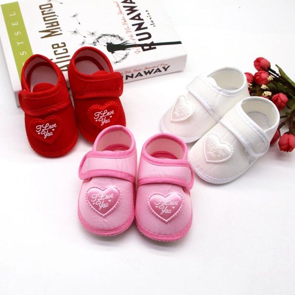 first walkers baby shoes girls soft silk cloth comfortable bottom non-slip fashion heart pattern crib 20216
first walkers baby shoes girls soft silk cloth comfortable bottom non-slip fashion heart pattern crib 20216