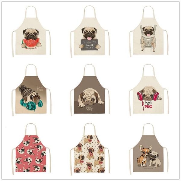 aprons cute dog pug pattern cotton linen sleeveless apron kitchen women home cooking baking waist bib pinafore
aprons cute dog pug pattern cotton linen sleeveless apron kitchen women home cooking baking waist bib pinafore