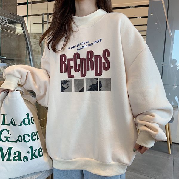 2021 new vintage beige oversized hoodie women graphic print long sleeve autumn winter sweatshirts harajuku casual hoodies yk9j, Black
2021 new vintage beige oversized hoodie women graphic print long sleeve autumn winter sweatshirts harajuku casual hoodies yk9j, Black