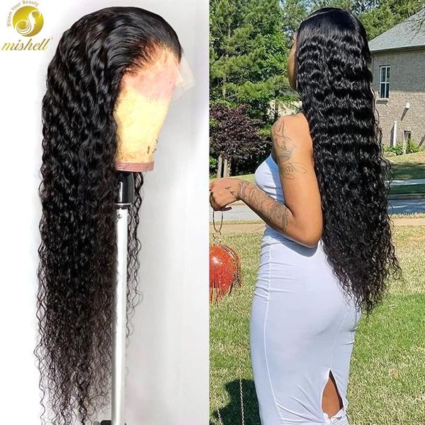 lace wigs mishell 13x4 water wave front wig preplucked human hair for women 30 inch brazilian curly, Black;brown
lace wigs mishell 13x4 water wave front wig preplucked human hair for women 30 inch brazilian curly, Black;brown