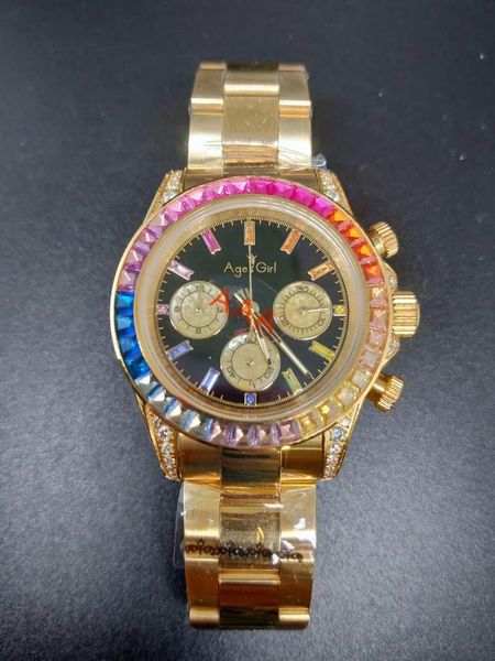 wristwatches men rainbow diamond day date stainless steel silver black rose gold quartz chronograph watch, Slivery;brown
wristwatches men rainbow diamond day date stainless steel silver black rose gold quartz chronograph watch, Slivery;brown
