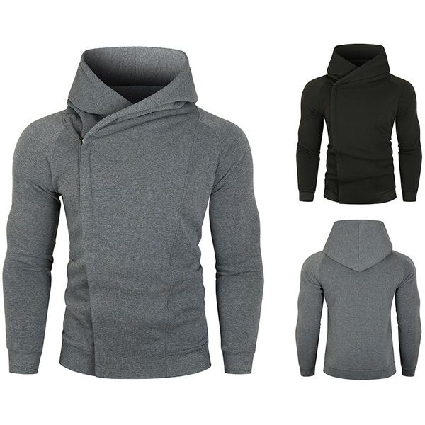 men's hoodies & sweatshirts 2021 solid color zipper hood slim street thick long sleeve hoodie, Black
men's hoodies & sweatshirts 2021 solid color zipper hood slim street thick long sleeve hoodie, Black