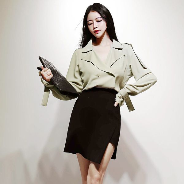 new arrival comfortable office lady 2 pieces women double breasted jacket and mini asymmetrical skirt elegant vintage sets 5s0x, Black
new arrival comfortable office lady 2 pieces women double breasted jacket and mini asymmetrical skirt elegant vintage sets 5s0x, Black