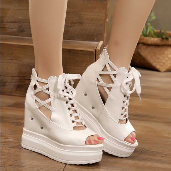 sandals fashion12cm woman height increasing 2021 summer women concise platform shoes fashion thick bottom wedges, Black
sandals fashion12cm woman height increasing 2021 summer women concise platform shoes fashion thick bottom wedges, Black