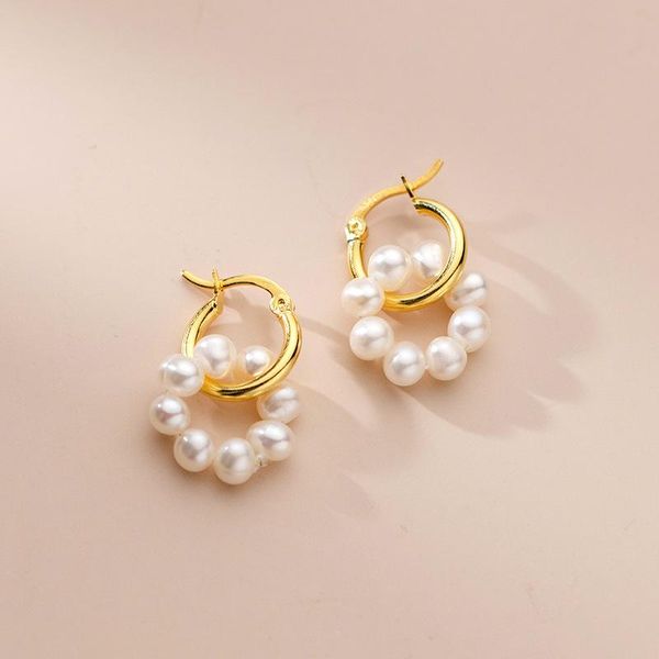 hoop & huggie 18k gold real. 925 sterling silver fine jewelry baroque pearl circle ear earrings tassel piercing c-g9716, Golden;silver
hoop & huggie 18k gold real. 925 sterling silver fine jewelry baroque pearl circle ear earrings tassel piercing c-g9716, Golden;silver