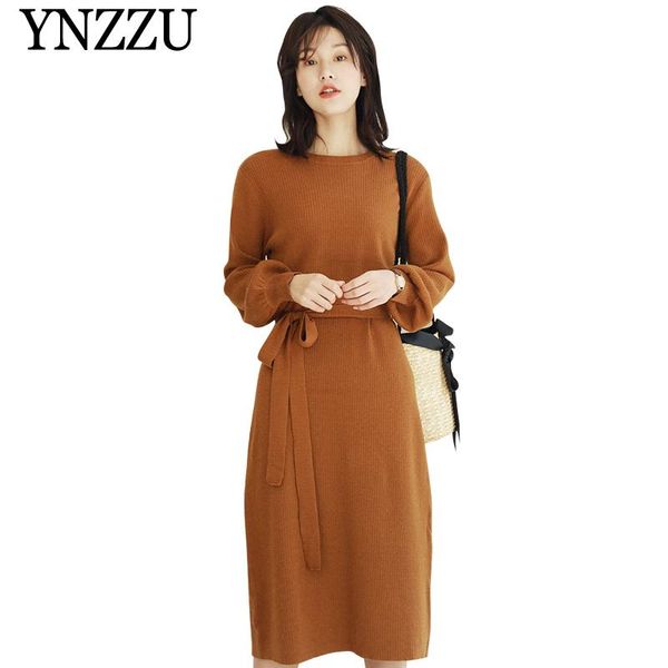 women's sweaters ynzzu 2021 fashion round neck loose knitted dress with belt long sleeve solid sweater warm female vestidos yd281, White;black
women's sweaters ynzzu 2021 fashion round neck loose knitted dress with belt long sleeve solid sweater warm female vestidos yd281, White;black