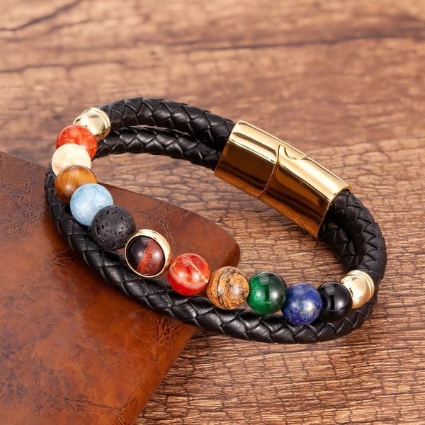 charm bracelets 2021 eight planets natural stone leather bracelet universe chakra galaxy solar system beads for men women jewelry, Golden;silver
charm bracelets 2021 eight planets natural stone leather bracelet universe chakra galaxy solar system beads for men women jewelry, Golden;silver