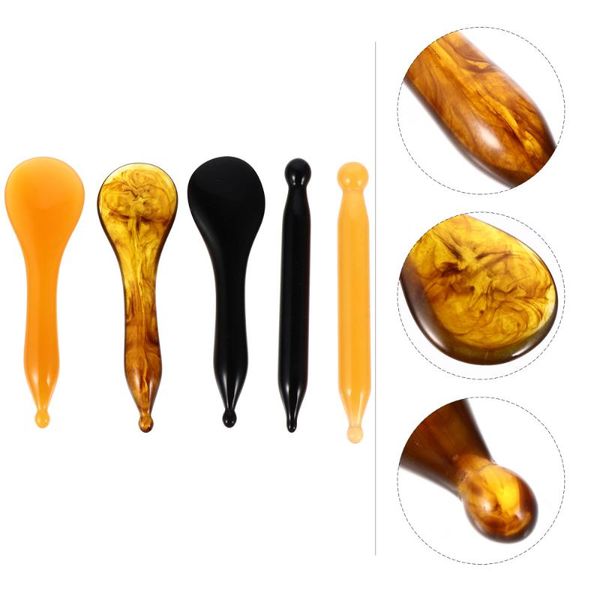 full body massager 1 set/5pcs resin meridians sticks facial scraping bars 
full body massager 1 set/5pcs resin meridians sticks facial scraping bars