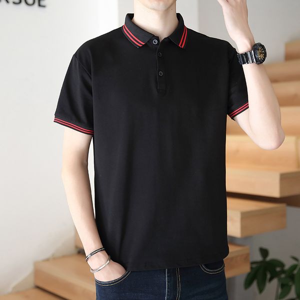 t-shirt 2020 summer short trend slim half sleeve men's letter printed polo cotton, White;black
t-shirt 2020 summer short trend slim half sleeve men's letter printed polo cotton, White;black