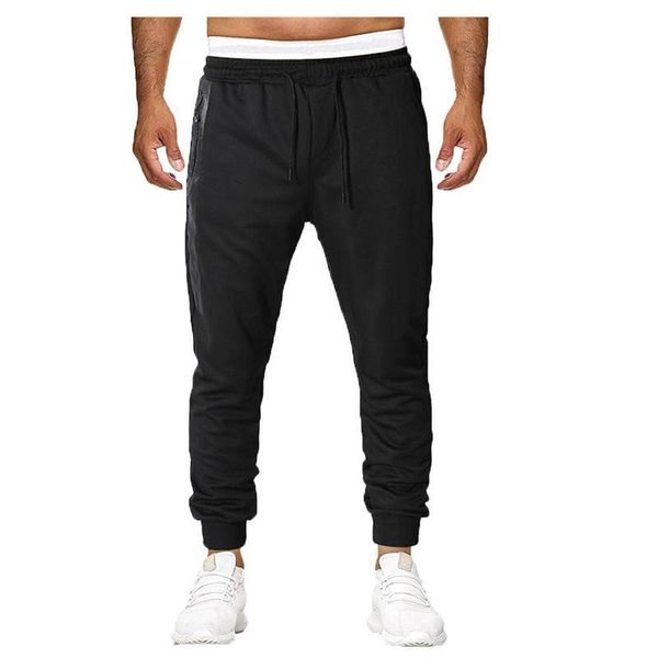 male spring and summer men effects color elastic band pocket pinch sport long broek pantalon hombre jogging, Black
male spring and summer men effects color elastic band pocket pinch sport long broek pantalon hombre jogging, Black