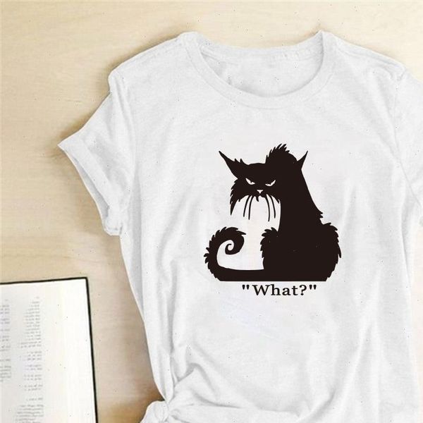black cat what print t shirt horror cat halloween t shirt short sleeve summer graphic tees shirt camisetas mujer, White
black cat what print t shirt horror cat halloween t shirt short sleeve summer graphic tees shirt camisetas mujer, White