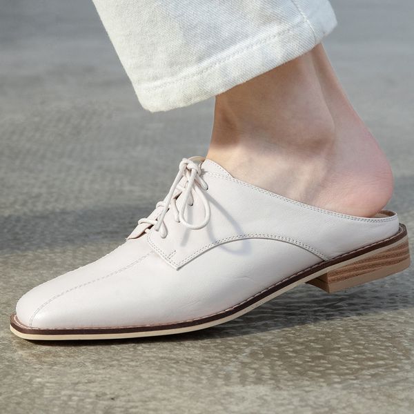 2021 spring new womens genuine leather lace-up slip-one flats mules square toe casual slides soft comfortable shoedress shoes, Black
2021 spring new womens genuine leather lace-up slip-one flats mules square toe casual slides soft comfortable shoedress shoes, Black