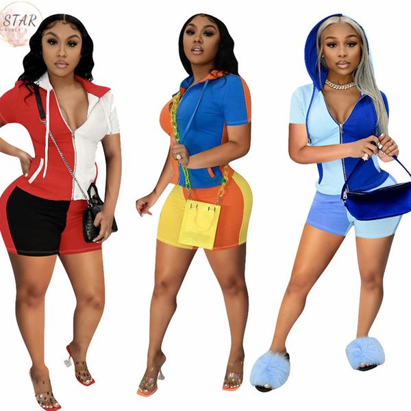 2021 new hoodie two piece set women summer short sleeve crop leggings shorts sets casual jogging suit tracksuit wholesale dropshpping vu, Gray
2021 new hoodie two piece set women summer short sleeve crop leggings shorts sets casual jogging suit tracksuit wholesale dropshpping vu, Gray