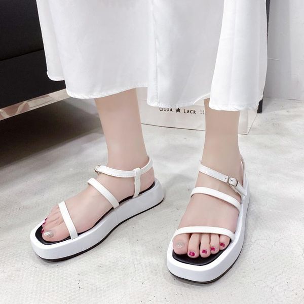 sandals women 2021 ins fashion high platform summer shoes ankle strap flat narrow band ladies q25, Black
sandals women 2021 ins fashion high platform summer shoes ankle strap flat narrow band ladies q25, Black