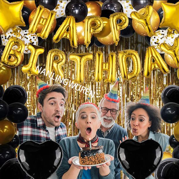 black gold balloon set for latex aluminum film happy birthday party decorations letter round balloons for kids girls baby
black gold balloon set for latex aluminum film happy birthday party decorations letter round balloons for kids girls baby