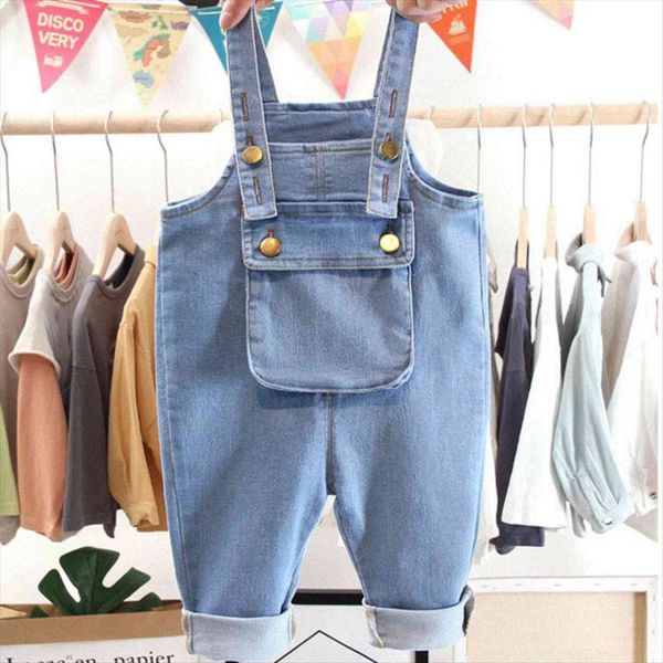girls fashion denim overalls cute pocket jeans for little 1 5 years old childrens clothing pants brand, Blue
girls fashion denim overalls cute pocket jeans for little 1 5 years old childrens clothing pants brand, Blue