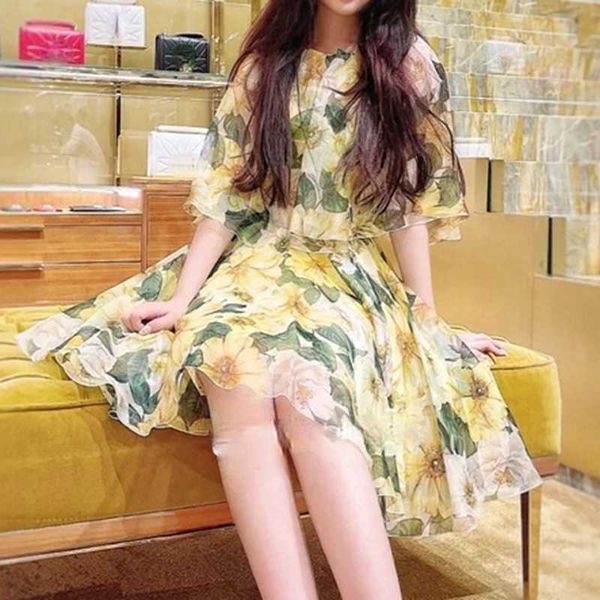 summer flower print organza dresses for women fashion chic patchwork design dress elegant temperament vestido feminino 210525, Black;gray
summer flower print organza dresses for women fashion chic patchwork design dress elegant temperament vestido feminino 210525, Black;gray