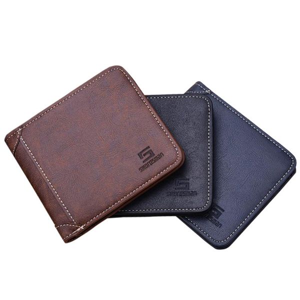 wallets vintage wallet men luxury business leather pu tri-fold male purse coin bag holder purses for fashion, Red;black
wallets vintage wallet men luxury business leather pu tri-fold male purse coin bag holder purses for fashion, Red;black