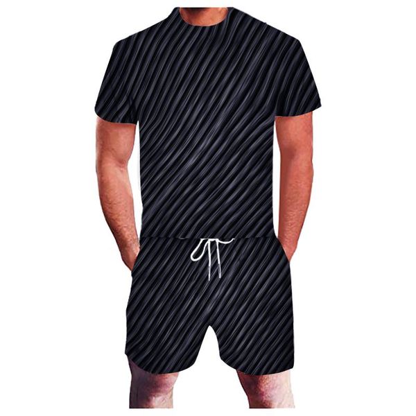 men's tracksuits summer suit t-shirt beach shorts two-piece sets 3d stripe clothing large size outdoor fitness running 2021, Gray
men's tracksuits summer suit t-shirt beach shorts two-piece sets 3d stripe clothing large size outdoor fitness running 2021, Gray