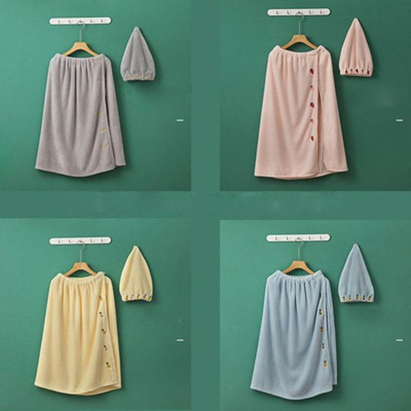 towel two-piece coral corduroy strapless bathing skirt dry hair cap set household can wrap bathrobe
towel two-piece coral corduroy strapless bathing skirt dry hair cap set household can wrap bathrobe
