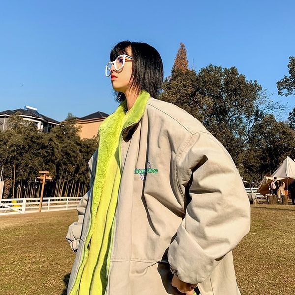 women's jackets cotton women's coat, harajuku thick veet jacket, fashionable street clothes, spring and autumn, 2021, Black;brown
women's jackets cotton women's coat, harajuku thick veet jacket, fashionable street clothes, spring and autumn, 2021, Black;brown