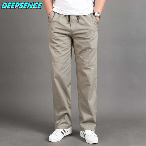 men casual cargo pants four seasons 95% cotton men trousers multi pockets loose straight jogging pants middle aged men m-6xl 211119, Black
men casual cargo pants four seasons 95% cotton men trousers multi pockets loose straight jogging pants middle aged men m-6xl 211119, Black