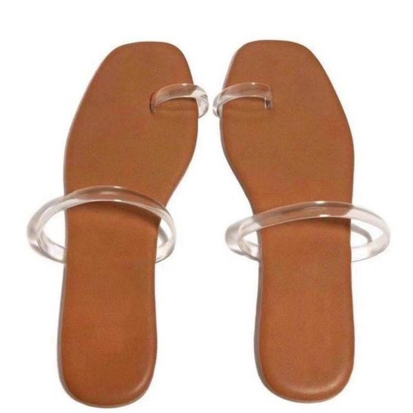 slippers 2021 summer flat toe ring square head transparent female beach a733, Black
slippers 2021 summer flat toe ring square head transparent female beach a733, Black