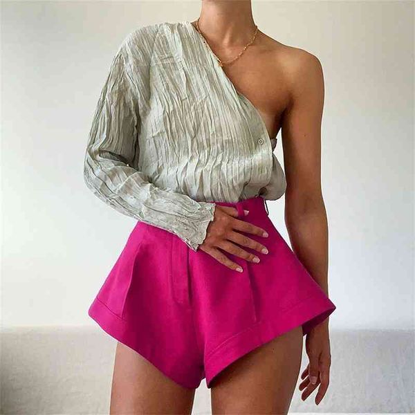 women's shorts casual loose female wide leg black white botton women summer solid streetwear fashion ladies short pants yo87, White;black
women's shorts casual loose female wide leg black white botton women summer solid streetwear fashion ladies short pants yo87, White;black