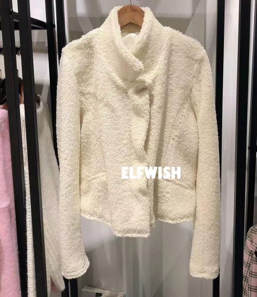 women's jackets 2021fw woman wool blend jacket stand collar front zipper long sleeves shearing-look coat slim waist, Black;brown
women's jackets 2021fw woman wool blend jacket stand collar front zipper long sleeves shearing-look coat slim waist, Black;brown