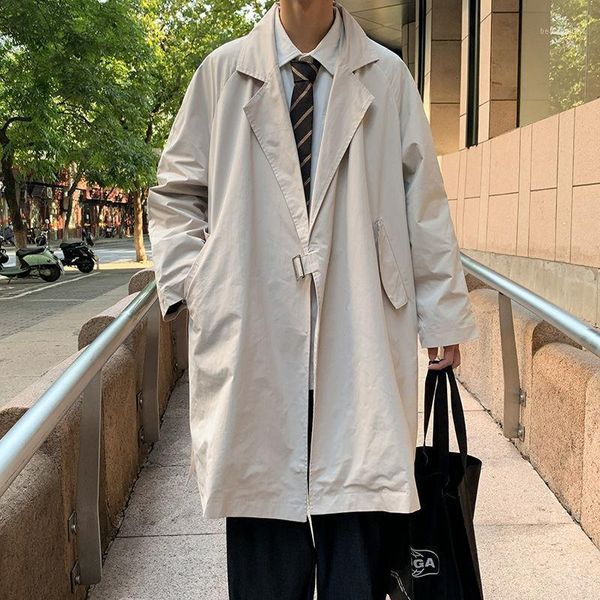 men's trench coats large size black/beige coat fashion casual long men korean loose oversized windbreaker jacket mens overcoat, Tan;black
men's trench coats large size black/beige coat fashion casual long men korean loose oversized windbreaker jacket mens overcoat, Tan;black