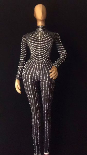 women stage black nude pearls jumpsuit stretch bodysuit stage performance nightclub party celebrate luxurious leggings, Black;red
women stage black nude pearls jumpsuit stretch bodysuit stage performance nightclub party celebrate luxurious leggings, Black;red