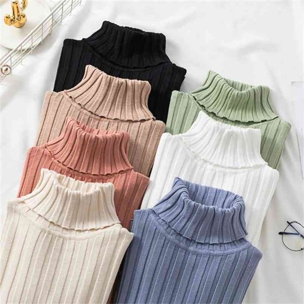 jmprs turtleneck women pullover sweater slim elastic autumn knitted jumper fashion long sleeve korean ladies 210914, White;black
jmprs turtleneck women pullover sweater slim elastic autumn knitted jumper fashion long sleeve korean ladies 210914, White;black