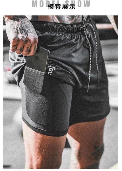 running shorts summer men american loose male five-points pants casual fitness sports double layer lacing pocket outdoor fashion, Black;blue
running shorts summer men american loose male five-points pants casual fitness sports double layer lacing pocket outdoor fashion, Black;blue