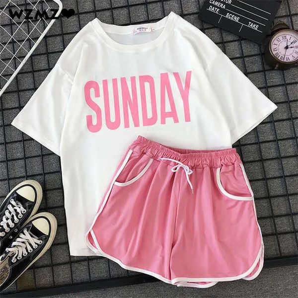 girls casual pijama two piece fashion sunday print short set pajamas sweet short sleeve womens t-shirt & dstring shorts, Black;red
girls casual pijama two piece fashion sunday print short set pajamas sweet short sleeve womens t-shirt & dstring shorts, Black;red