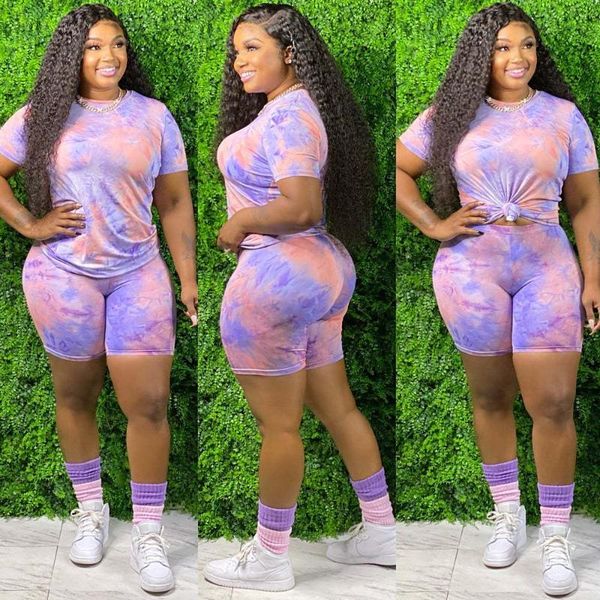 women's tracksuits summer clothing plus size fashion suits women short sleeves shorts tie-dye printing skinny fit high waist classic ro, Gray
women's tracksuits summer clothing plus size fashion suits women short sleeves shorts tie-dye printing skinny fit high waist classic ro, Gray