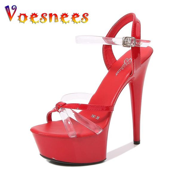sandals voesnees summer platform woman shoes high heels thin 17cm high-heel buckle super women's party, Black
sandals voesnees summer platform woman shoes high heels thin 17cm high-heel buckle super women's party, Black